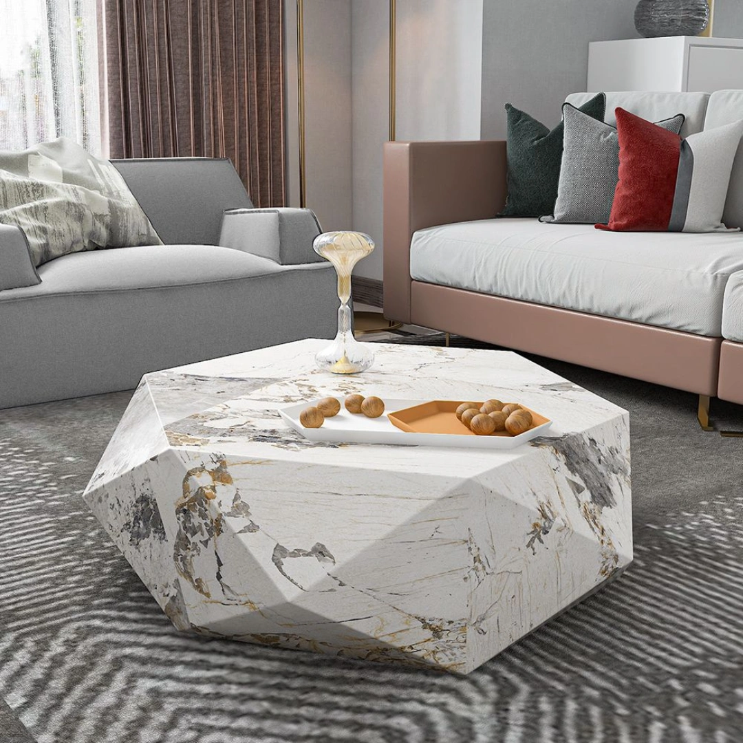 Marble Diamond Design Table